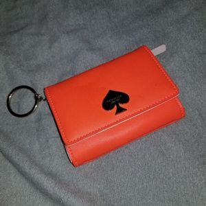 Kate spade orange ID wallet